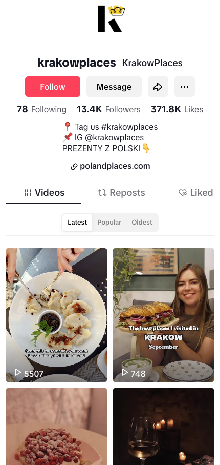 Beautiful place in Kraków